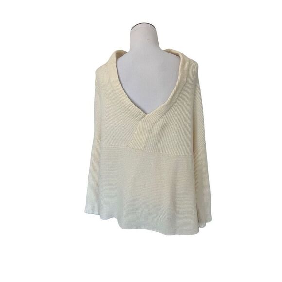 Zara knit women wool v-back sweater size M - Picture 3 of 7